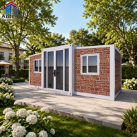 Maison conteneur certifiée 20 pieds et 40 pieds, extensible, préfabriquée, pliable, mobile, type 'Granny Flat'