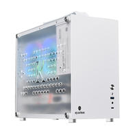 Boîtier PC Gaming Mini-ITX DIY240 Refroidi par Eau, Châssis en Alliage d'Aluminium Mesh, Tour Moyenne, Ports USB Frontaux, Moule Privé en Stock