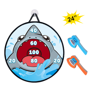 24-inch trẻ em cho <span class=keywords><strong>Velcro</strong></span> dính Bảng Phi Tiêu mục tiêu Mat thiết lập thu nhỏ trò chơi thể thao cho sân sau chất liệu vải - Product Image 2