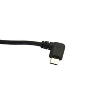 Câble de charge Micro USB mâle à angle droit vers Dupont 5 broches pour cartes mères d'ordinateurs