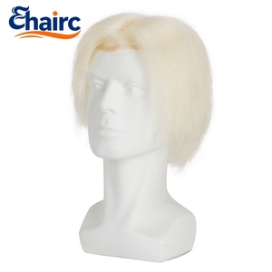 Prothèse capillaire pour homme prête à être expédiée, en stock, livraison rapide, 100% cheveux humains, base fine 0,04-0,06 mm - Product Image 6