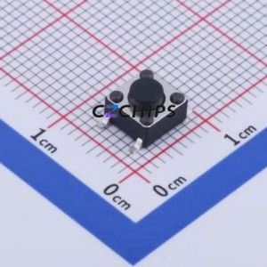 TS-1102S-A-A-B Tactile Switch SMD-4P,6x6mm Switch Single Pole Single Throw Round Button 1N Vertical Mount - Product Image 1