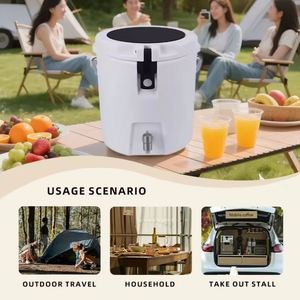 ราคาโรงงานโดยตรง กล่องเก็บความเย็นแบบพกพา 8QT LLDPE สำหรับใช้งานกลางแจ้ง ใส่อาหารได้ - Product Image 6