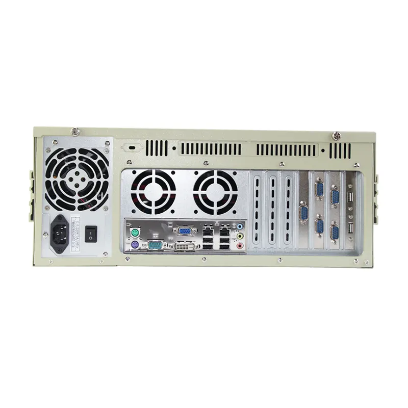 SINSMART 4 slot PCI komputer industri, tampilan ganda 4u Rackmount