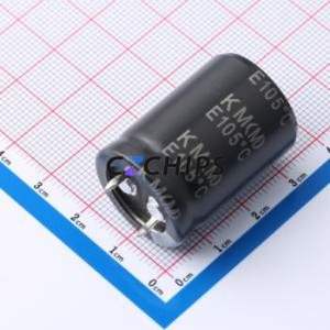 KM400M181SI222*30TA-1A3EL=4.0±0.5t ตัวเก็บประจุแบบอิเล็กโทรไลต์อะลูมิเนียมแบบ Snap-in แบบ Through hole, ขนาด D22xL30 มม. 180uF 20% 400V 22 มม. - Product Image 2