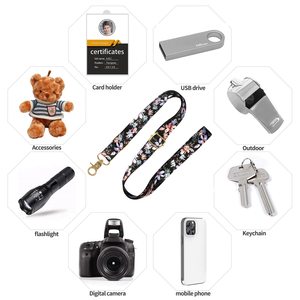 Sangle de cou réglable personnalisée en polyester tressé anti-perte pour téléphone portable - Product Image 3
