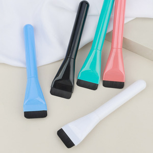 Flat Makeup Brush Synthetic Hair Plastic Handle For <b>Foundation</b> Face Application - Product Image 3