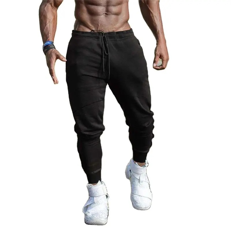 Pantalon de survêtement personnalisé pour hommes Pantalon de survêtement athlétique à coupe étroite Joggers fuselés pour hommes avec poches