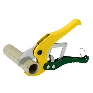 Factory wholesale plumbing tool aluminum alloy handle SK5 steel fast plastic PPR PVC pipe cutter