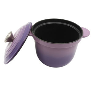 <span class=keywords><strong>Casserole</strong></span> antiadhésive de qualité supérieure, idéale pour les repas en famille, en fonte émaillée, multifonctionnelle, profonde - Product Image 5