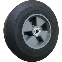 6x1.5 pouces 8x2.5 pneus remplaçables de camion à main solide sans plat 6 "X 1.5" caoutchouc avec roulement à billes roues de roulette de chariot à main