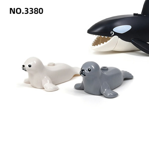 Juguete de Animales Marinos para Armar, Regalo Educativo de Criaturas Oceánicas para Niños, Bloques de Construcción MOC 3380, Accesorios de Decoración para Escenas - Product Image 4