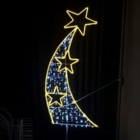 Luces LED Decorativas para Postes de Farolas, Iluminación Exterior con Motivos para Paisajes, Diseño de Luces con Motivos 2D