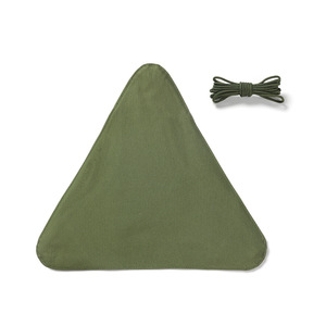 Triangle Oxford Fabric Portable Outdoor <b>Stool</b> Cover Green Minimalist Design - Product Image 1