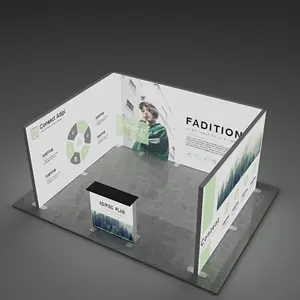 Practical and Stylish: Lightweight Tool-free Portable Trade Show Display Exhibition Booth Design Solutions