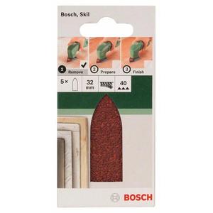 BOSCH - 2609256A39 Jeu de feuilles abrasives pour ponceuse delta 32mm - EAN 3165140614559 ABRASIVES ABRASIVE PAPERS - Product Image 2