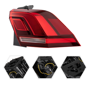 Pour <span class=keywords><strong>Volkswagen</strong></span> <span class=keywords><strong>Tiguan</strong></span> 2018 2019 2020 <span class=keywords><strong>2021</strong></span> 2022 2023 Droit Rouge Feu arrière extérieur LED Feu stop - Product Image 4
