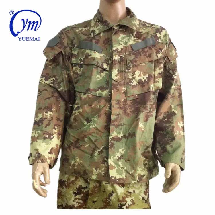 Italian Military combat Uniforms French Army Camouflage OCP Polyester cotton Land Force Italy camo uniforms