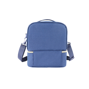 Sac isotherme bleu adorable pour enfants, sac de livraison alimentaire en aluminium écologique, boîte à lunch isolée - Product Image 4