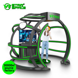 เครื่อง VR Star <span class=keywords><strong>Space</strong></span> VR 9D 2ผู้เล่นเครื่องจำลองเกมยิงความเป็นจริงเสมือนจริง - Product Image 3