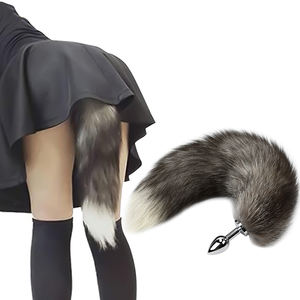 Colas de Animales Románticas para Cosplay y Tapones Anales Metálicos, Juguetes Divertidos, Juegos para Adultos, Tapones Anales para Principiantes - Product Image 4