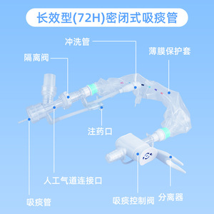Chenkang Closed Suction Catheter 2mm 5.3mm Adjustable Pediatric Adult Manual Vacuum Suction Device - Product Image 3