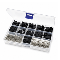 620 Buah Kit Konektor Kabel Jumper Pria/Wanita dengan Pin Housing Konektor Kabel Adaptor 2.54MM untuk Papan Sirkuit Dupont