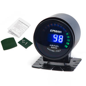 เกจวัดอัตราส่วนผสมน้ำมันเชื้อเพลิงและอากาศแบบดิจิตอล LED ขนาด 2 นิ้ว 52 มม. ยี่ห้อ EPMAN สำหรับรถยนต์ Honda Civic EG4 <span class=keywords><strong>EG9</strong></span> B16A B16B รุ่น EP-GA50AIFR - Product Image 1