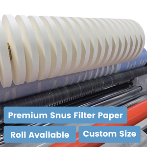 Vente en gros d'emballage de matières premières Papier filtre oral Non-tissé souple pour les lèvres avec technologie de thermoscellage SNUS pour le tabac de qualité alimentaire - Product Image 6