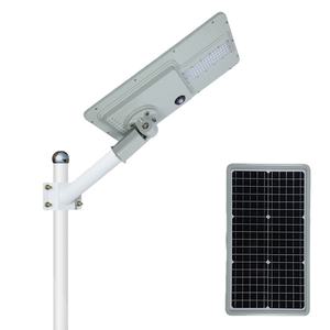 홍준 조명 40W 60W 120W <span class=keywords><strong>180W</strong></span> 일체형 LED 태양광 가로등 IP65 알루미늄 웜 화이트 6000K 정원용 - Product Image 2