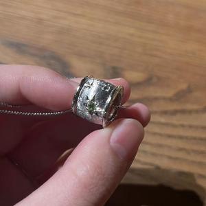 Collier en argent pur S925 avec diamant rose étoilé rond, boucle de route, pour femmes, yeux de chat, petite boule dorée, pendentifs de luxe, charmes - Product Image 5