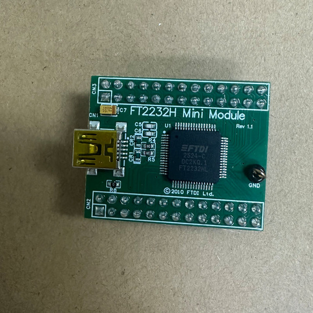 Original FT2232H Mini Module USB to UART/SPI/I2C/JTAG Development Board Hi-Speed Dual Channel Multi-Protocol Converter Board