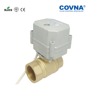 วาล์วบอลไฟฟ้าขนาดเล็กทองเหลือง 24V รีเซ็ตอัตโนมัติ 220V พร้อมเกลียว DC สำหรับควบคุมน้ำ ใช้พลังงานด้วยมือ - Product Image 3