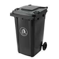 Poubelle en plastique de 60 l, 65 Gallons de stockage des déchets