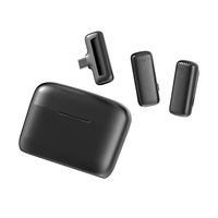 Microphone Lavalier Sans Fil J13 pour Enregistrement Audio et Vidéo, Mini Micro pour iPhone/iPad et Android Type-C