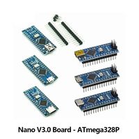 Carte Nano V3.0 avec câble, carte Nano ATmega328P, puce CH340G, microcontrôleur 5V 16M compatible avec Arduino Nano