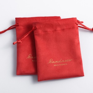 Bolsa de Joyería con Cordón de Gamuza PandaSew, Personalizada con Logotipo, para Regalo de Reloj, Collar o Pulsera - Product Image 5