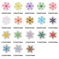 Offre Spéciale – Patchs brodés thermocollants décoratifs de Noël (Bonhomme de neige, Père Noël, bonbons, flocons de neige) pour DIY
