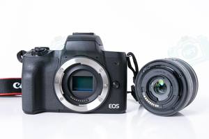 กล้องดิจิตอล HFT Professional EOS <span class=keywords><strong>M50</strong></span> Mark II + เลนส์ EF-M 15-45 มม. F/3.5-6.3 IS STM แบบไม่มีกระจก ความละเอียด 1080P Full HD สำหรับขายส่ง - Product Image 2