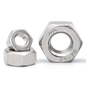 Écrou hexagonal en acier inoxydable 304, filetage droit, anti-corrosion, pour applications minières M3-M8 - Product Image 1
