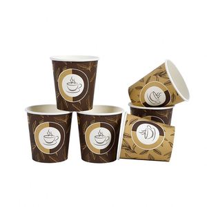 Gobelets en papier personnalisés de 7 oz, vente en gros, impression de logo sur assiettes et gobelets en papier - Product Image 3