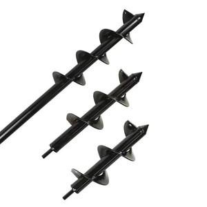 ALLUSE Trivella a spirale per piante da giardino con codolo esagonale da 100 cm per scavo e coltivazione in terra all'aperto, in cortile e in giardino - Product Image 3