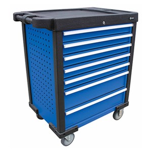 High Quality Blue Metal <strong>Tool</strong> Cabinet with <strong>Tools</strong> <strong>Trolley</strong> Cart <strong>Tool</strong> <strong>Trolley</strong> with 7 Drawers - Product Image 2