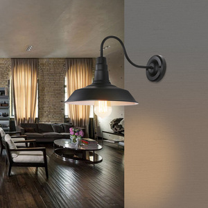 American <strong>Street</strong> <strong>Light</strong> Wall Lamp for Coffee Shops Bars <strong>Old</strong> Copper LOFT Style Bend Iron Pipe KVT Milk Tea Shop Pot Cover LED <strong>Light</strong> - Product Image 5