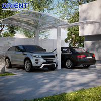 Offre Spéciale : Abri de Voiture Autoportant en Acier, Garage, Abri de Voiture en Aluminium pour Deux Voitures, Abri de Voiture en Polycarbonate
