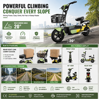 Vélo de route électrique urbain 14 pouces 350W 48V, trottinette électrique pour adulte, kit de vélo électrique - Offre Spéciale