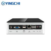 YINGCHI Mini PC NUC J6412 HD DP Home Office DDR4 RAM Ordinateur de bureau Win10 Linux