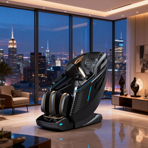 Fauteuil de massage thaïlandais L39S-Snowfit à double moteur, entièrement automatique, avec fonction d'étirement, zéro gravité, pliable, inclinable et rouleaux pour les mollets - Product Image 1