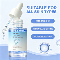 Sérum Anti-Âge et Anti-Rides au Peptide de Cuivre GHK-Cu Snap-8 30ml, Acide Hyaluronique et Collagène Boostant pour le Visage, Marque Privée en Gros, OEM