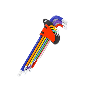 <span class=keywords><strong>BSS</strong></span> alta calidad 9 piezas S2 métrico grado Industrial Extra largo cabeza de bola Juego de llaves hexagonales cabeza de bola de color Juego de llaves hexagonales - Product Image 2